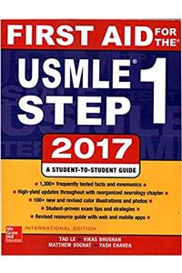 First Aid for tthe USMLE Step 1 2017