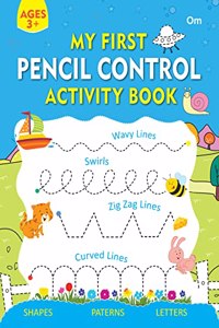 My First Pencil Control Activity Book- Practice Pattern writing for kids