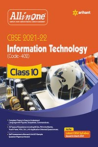 CBSE All In One Information Technology Class 10 for 2022 Exam (Updated edition for Term 1 and 2)