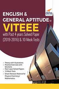 English & General Aptitude for VITEEE with 5 Past Solved Papers & 10 Mock Tests