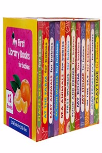 My First Library Board Books for Babies - Boxset of 12 Board Books for Kids