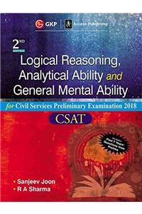 Logical Reasoning, Analytical Ability And General Mental Ability for Civil Services Preliminary Examination 2018