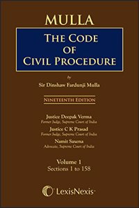 Mullas The Code Of Civil Procedure (Set Of 3 Vol)