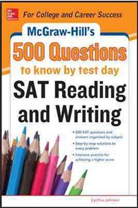 500 SAT Critical Reading Questions to Know by Test Day
