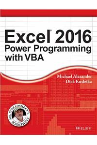 Excel 2016 Power Programming with VBA