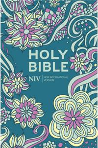 NIV Pocket Floral Hardback Bible