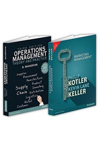 Management Books Combo of Marketing Management & Operations Management (Set of 2 books)