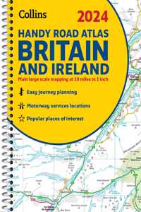 2024 Collins Handy Road Atlas Britain and Ireland