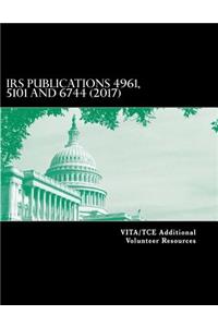 Vita/Tce Additional Volunteer Resources: IRS Publications 4961, 5101 and 6744