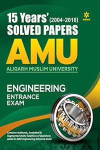 16 Years' Solved Papers for AMU Engineering Entrance Exam 2018