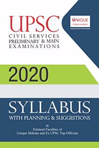 UPSC SYLLABUS 2020