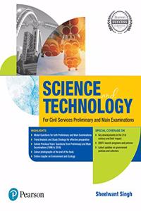 Science and Technology: Civil Services Prelims and Main Examinations (2019) | First Edition | By Pearson