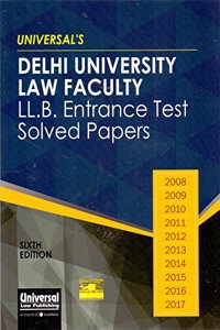 Delhi University Law Faculty LL.B. Entrance Test Solved Papers