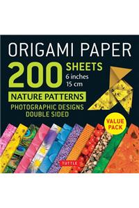 Origami Paper 200 sheets Nature Patterns 6