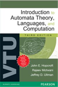 Introduction to Automata Theory, Languages and Computation