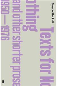 Texts for Nothing and Other Shorter Prose, 1950-1976