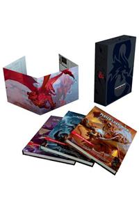 Dungeons & Dragons Core Rulebooks Gift Set (Special Foil Covers Edition with Slipcase, Player's Handbook, Dungeon Master's Guide, Monster Manual, DM Screen)