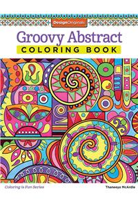 Groovy Abstract Coloring Book