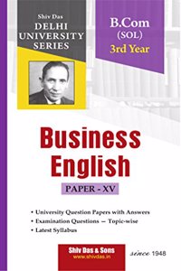 Business English for B.Com SOL 3rd Year for Delhi University by Shiv Das