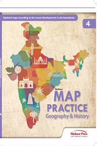 Atlas Geo & His Class 4 | Harbour | Map | 2020 [Paperback] Pc Goel