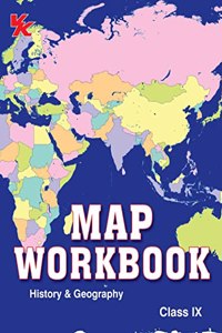 VK Publications Class 9 Map Workbook- History & Geography