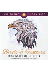 Birds & Feathers Designs Coloring Book - Design Coloring Books For Adults