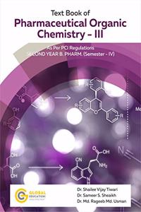 Textbook of Pharmaceutical Organic Chemistry - III | B.Pharmacy 4th Semester 2nd Year Book| As per PCI Regulations Latest Edition | Organic Chemistry Pharmacy Book