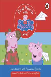 First Words with Peppa Level 1 Box Set [Paperback] Peppa Pig