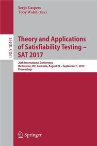 Theory and Applications of Satisfiability Testing – SAT 2017