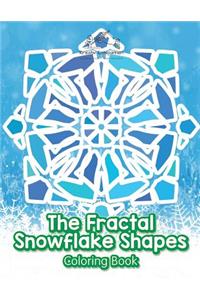 Fractal Snowflake Shapes Coloring Book
