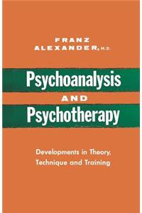 Psychoanalysis and Psychotherapy