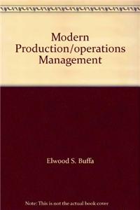 Modern Production/Operations Management