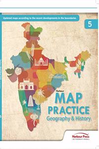 Atlas Geo & His Class 5 | Harbour | Map | 2020 [Paperback] Pc Goel