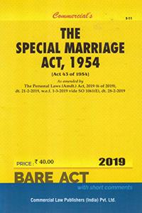 The Special Marriage ACT, 1954 (2019-20 Session)