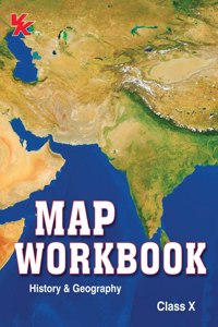 VK Publications Class 10 Map Workbook- History & Geography