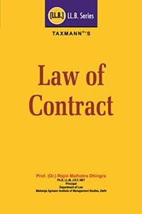 Taxmann's Law of Contract | Understand the Basic Rationality of each and every Statutory Provisions along-with Examples and Landmark/Recent Judgements | LL.B./B.A.LL.B.| Reprint Edition 2021