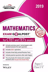 Mathematics Exam Goalpost for CTET and TETs Exams, Paper-I, Class I-V, 2019
