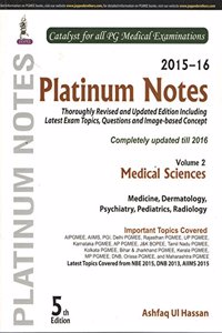 2015-16 Platinum Notes Medical Sciences (Volume 2)