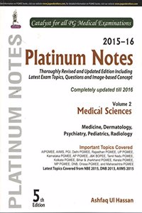 2015-16 Platinum Notes Medical Sciences (Volume 2)
