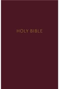 NKJV, Pew Bible, Large Print, Hardcover, Burgundy, Red Letter, Comfort Print