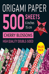 Origami Paper 500 sheets Cherry Blossoms 6 inch (15 cm)