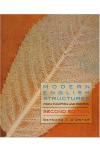 Modern English Structures - Second Edition