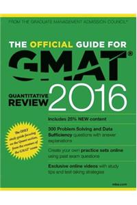The Official Guide For Gmat Quantitative Review 2016