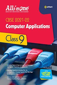 CBSE All In One Computer Application Class 9 for 2022 Exam (Updated edition for Term 1 and 2)