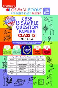 Oswaal CBSE Sample Question Paper Class 12 Biology Book (Reduced Syllabus for 2021 Exam)