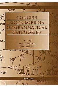 Concise Encyclopedia of Grammatical Categories