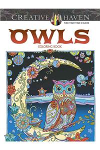 Creative Haven Owls Coloring Book