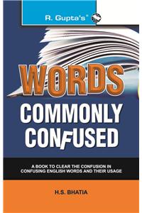 Words Commonly Confused
