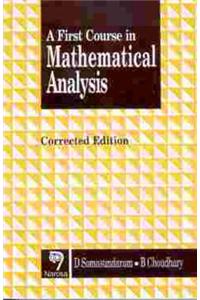 A First Course in Mathematical Analysis