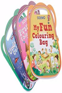 Amazon Brand - Solimo Colouring Bag for Girls